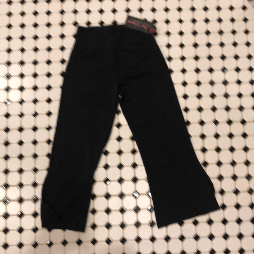 Betsy Johnson high rise 7/8  Black pants M